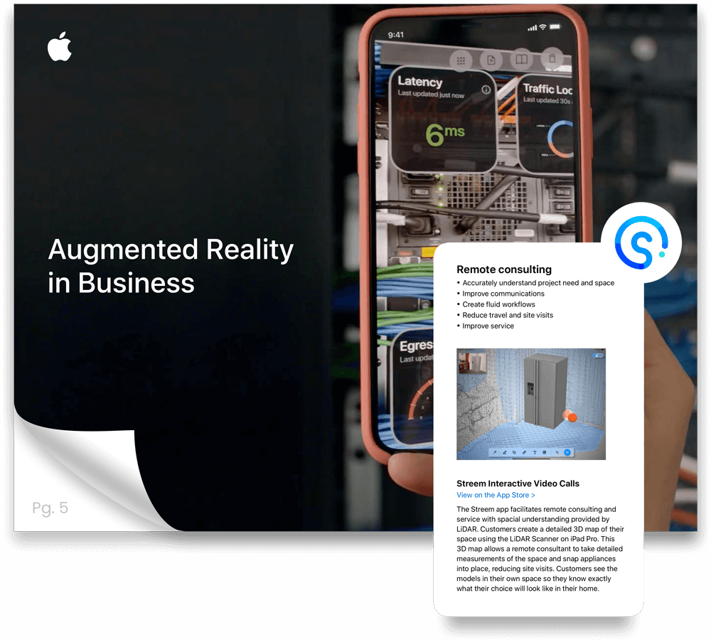 Augmented Reality in Business, Streem and Apple
